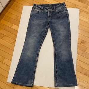 Silver Jeans SUKI Women's Slightly flared Faded look medium washed jeans 31x34